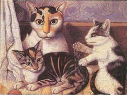 Э.Уильям и Б.Гарбиш. "Кошка с котятами"